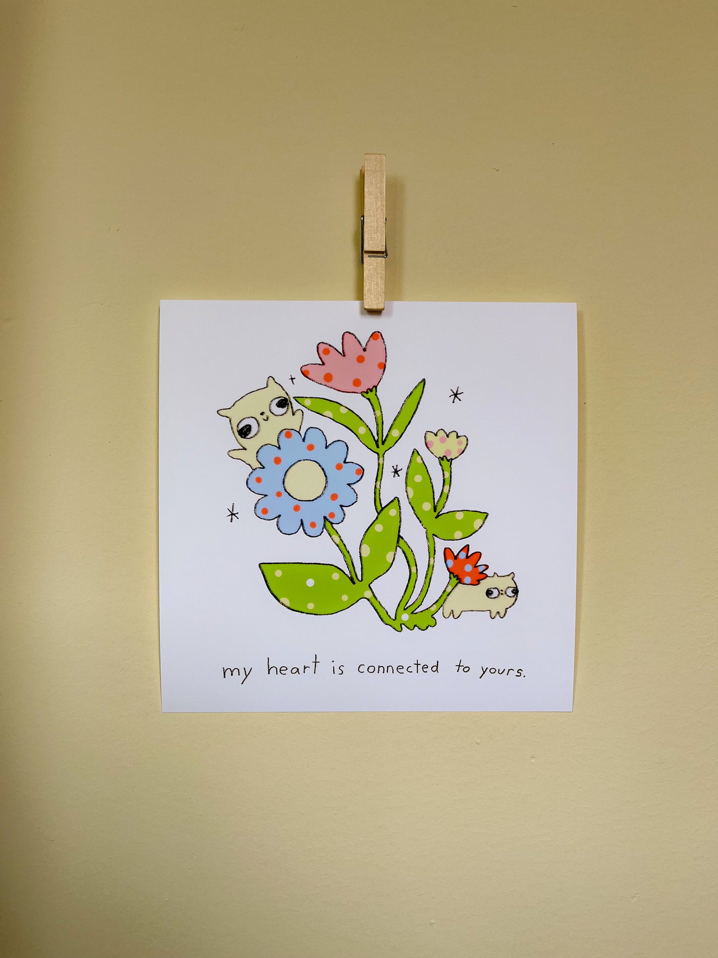 Gooby Garden Art Print