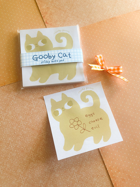 Gooby Cat Sticky Notes