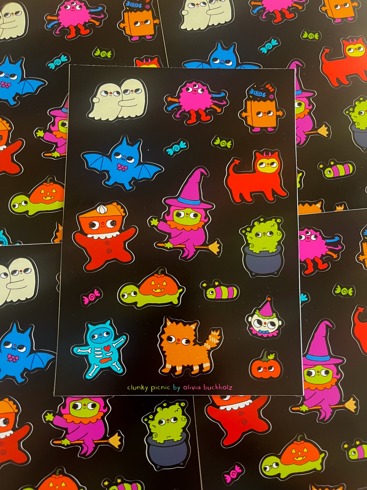 Scary Sticker Sheet