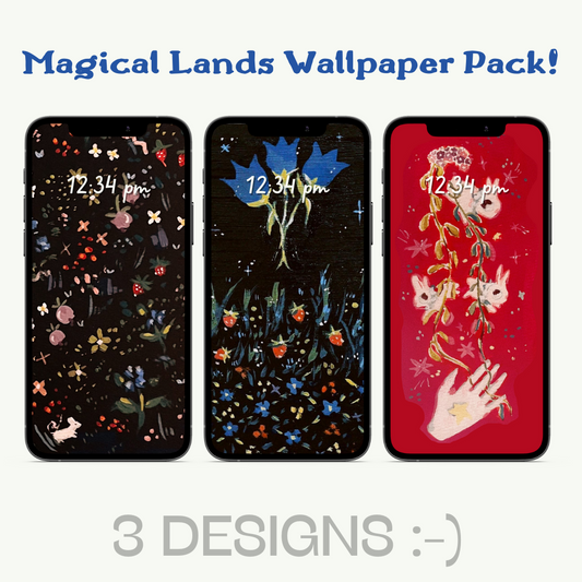 Magical Lands! Digital Download Phone Wallpaper Set