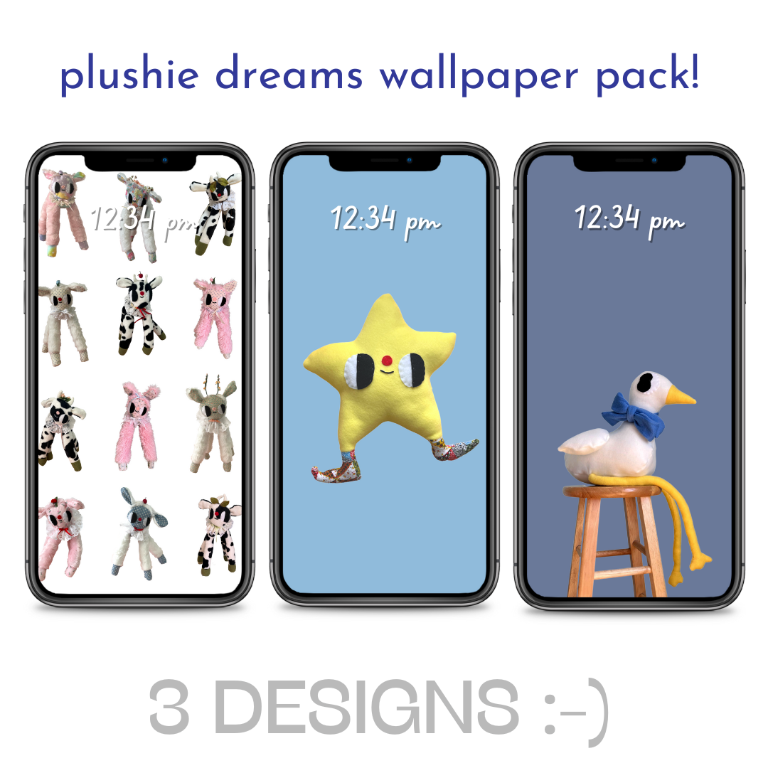 Plushie Dreams! Digital Download Phone Wallpaper Set