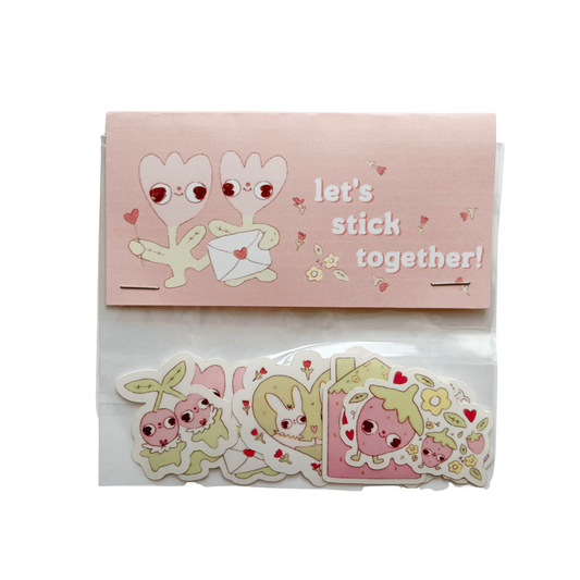 Let's Stick Together!! <3 Valentine's Day Sticker Pack