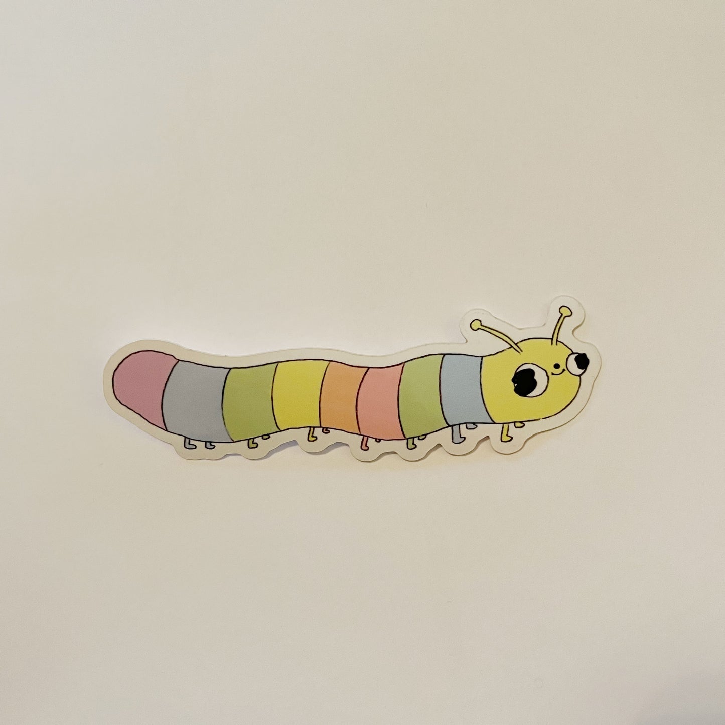 Rainbow Caterpillar Sticker