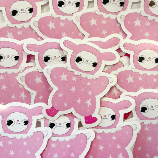 Sleepover Lamb Sticker