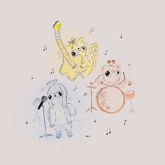 Band Practice Art Print
